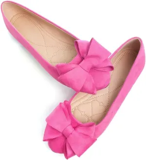 Stunner Women's Dress Flats Cute Round Toe Bowknot Flats Comfortable Ballet Flats Casual Slip On Flat Shoes