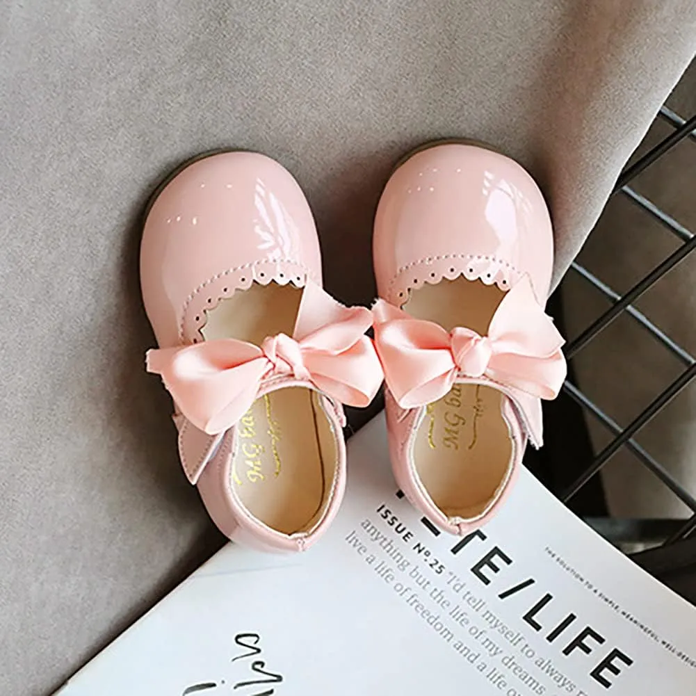 Stylein Toddler Baby Girl's Dress Shoes Ballerina Wedding Party Princess Mary Jane Flats