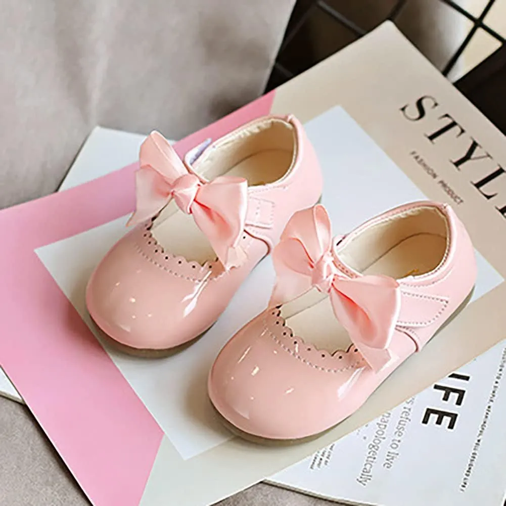 Stylein Toddler Baby Girl's Dress Shoes Ballerina Wedding Party Princess Mary Jane Flats