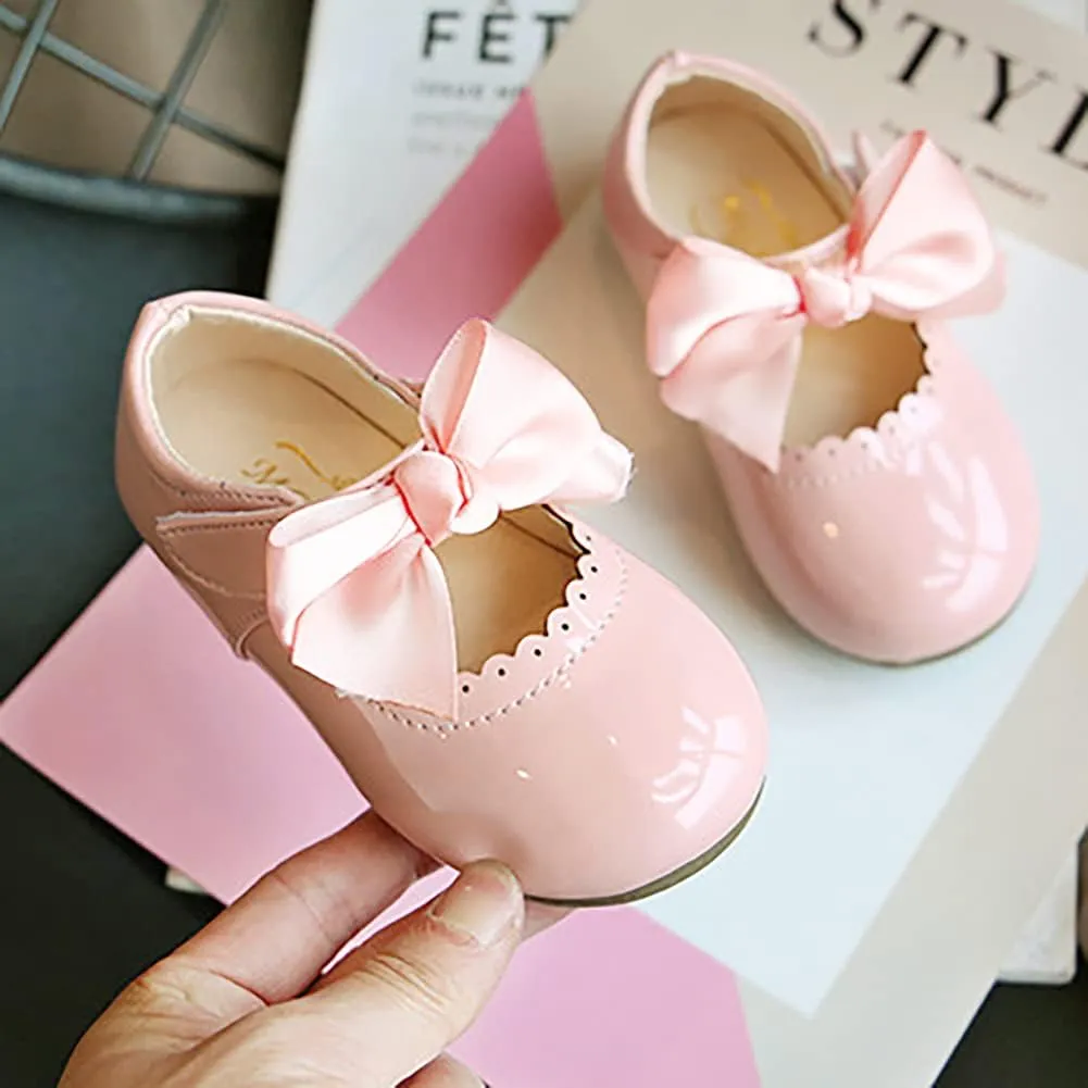 Stylein Toddler Baby Girl's Dress Shoes Ballerina Wedding Party Princess Mary Jane Flats