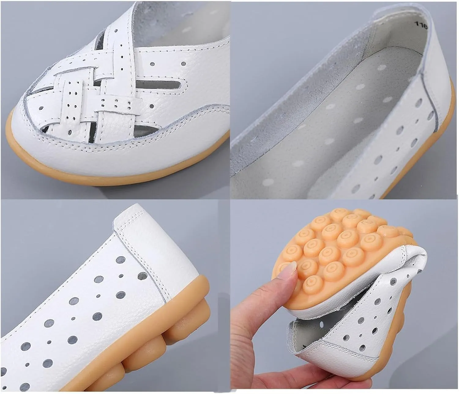 Stylendy Orthopedic Loafers, Orthopedic Loafers for Women, Comfortable Casual Leather Slip Ons