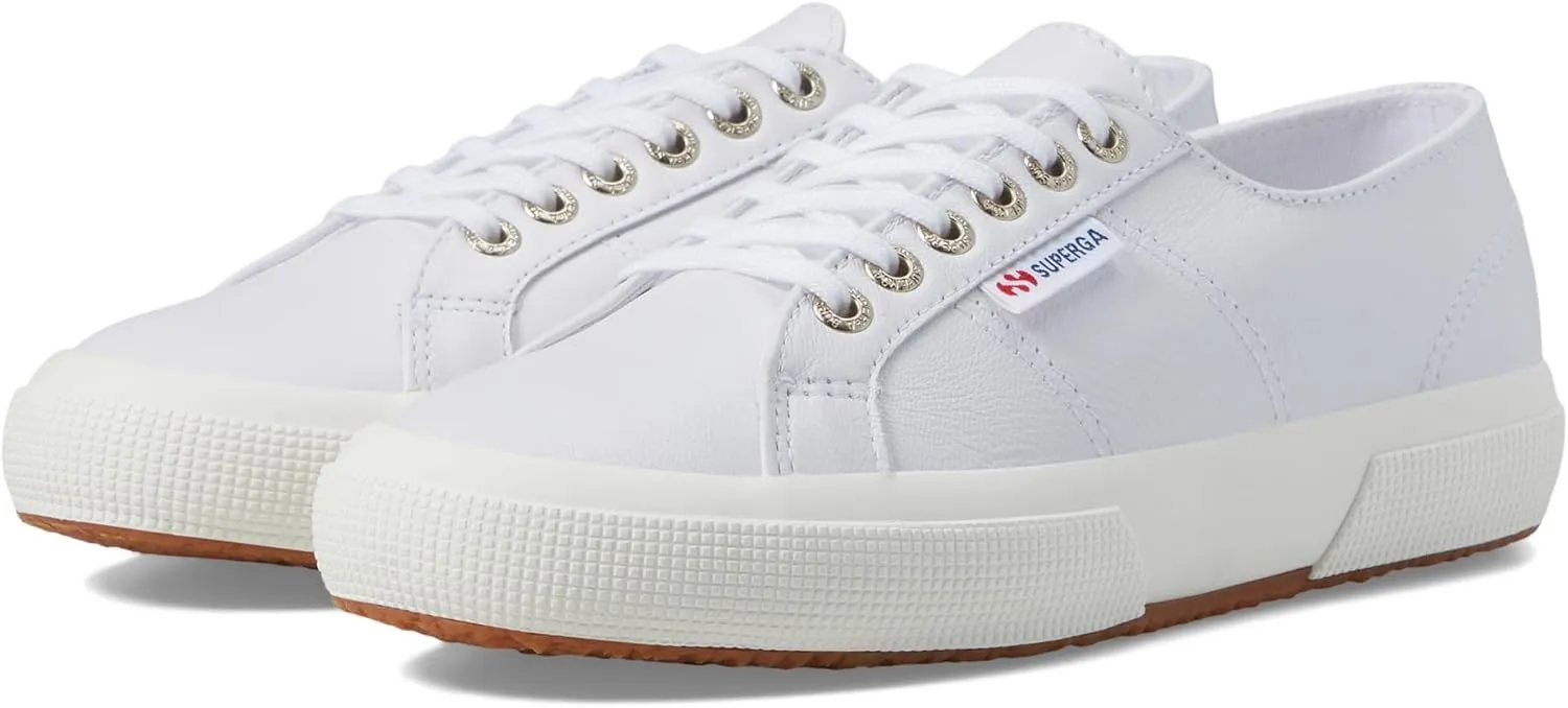 Superga 2750 Nappa Optical White/Full Avorio EU 42.5 (US Men's 9.5, Women's 11) Medium
