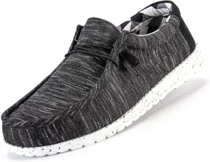 suroad Men's Loafers Slip on Shoes for Men Casual Canvas Shoes Comfortable & Light-Weight