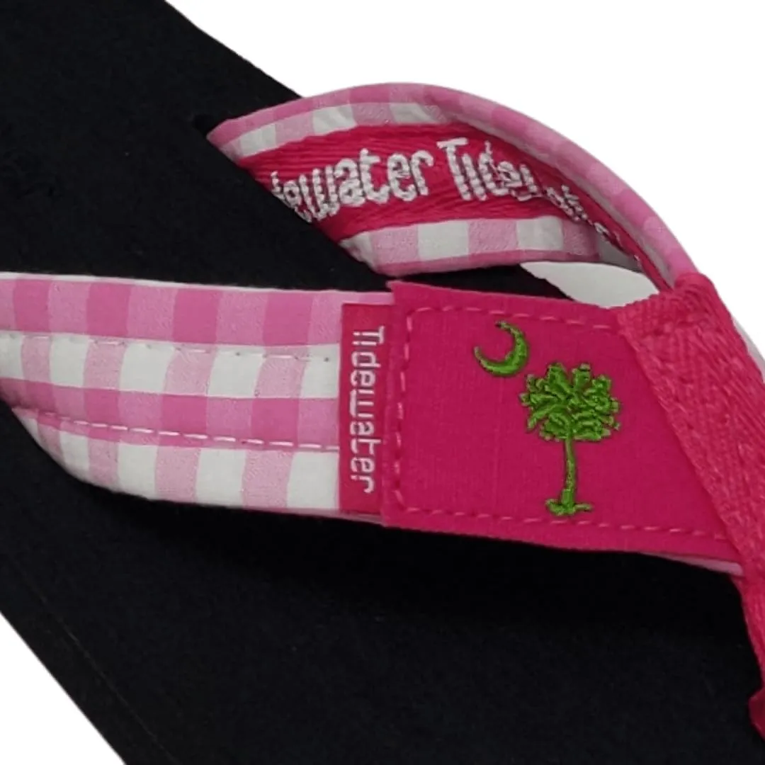 Tidewater Palmetto Moon Palm Tree Flip Flops
