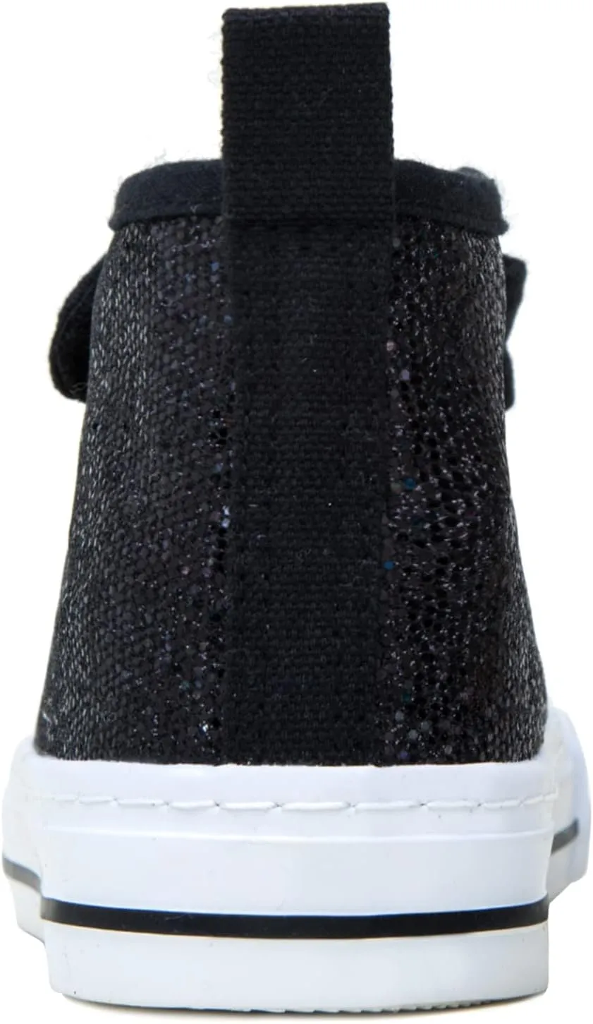 Toandon Kids Adorable Fashion High Top Casual Canvas Sneakers