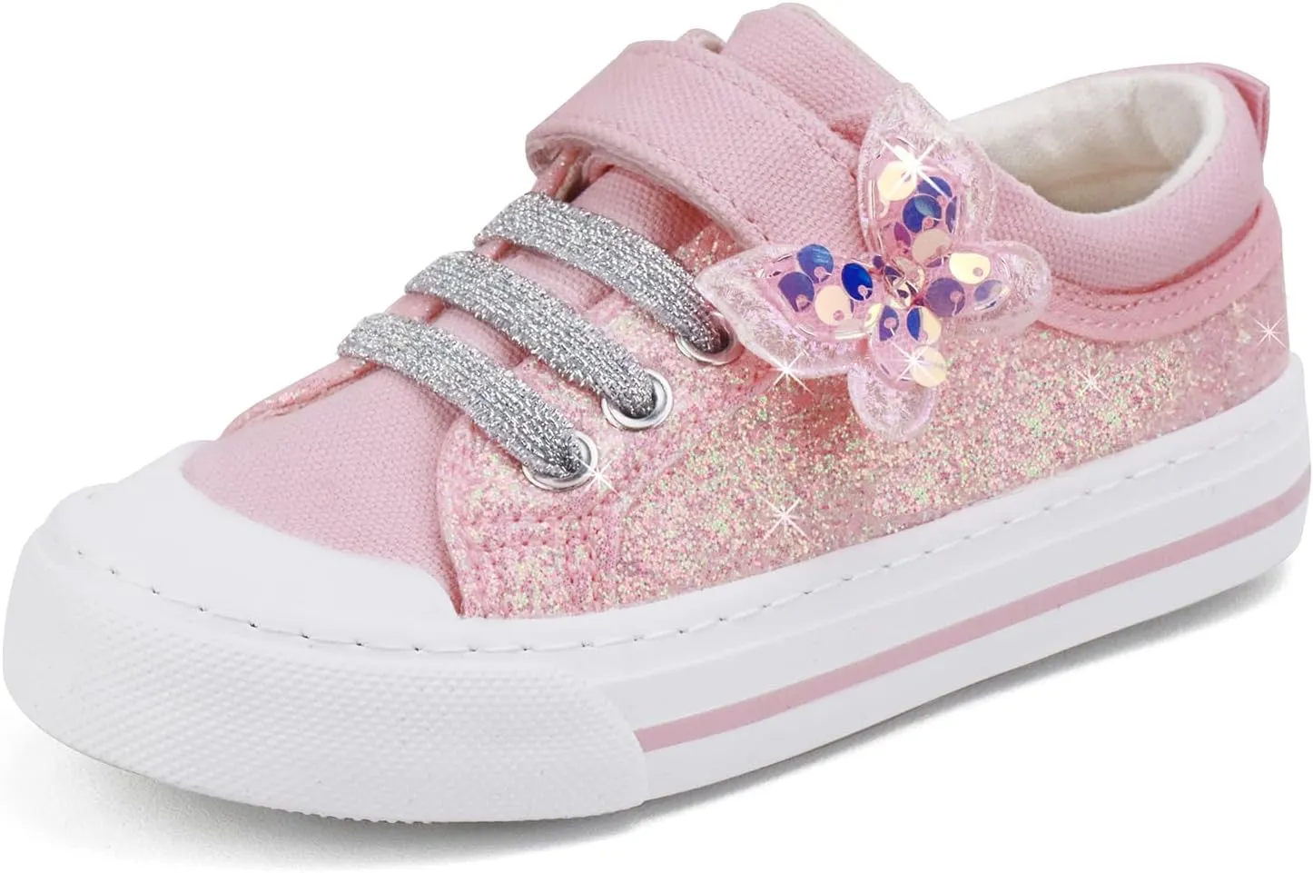 Toandon Kids Adorable Fashion High Top Casual Canvas Sneakers