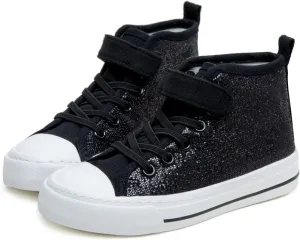 Toandon Kids Adorable Fashion High Top Casual Canvas Sneakers