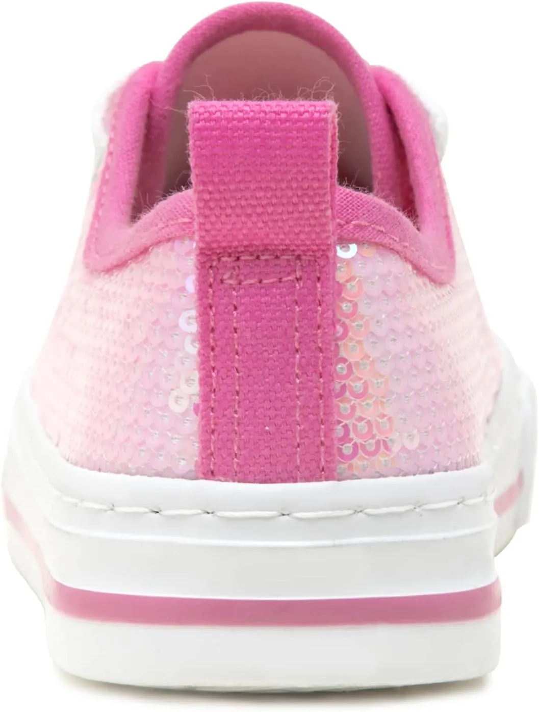 ToandonToddler Kids Sneakers Sparkle Fashion Glitter Sequins Canvas Shoes