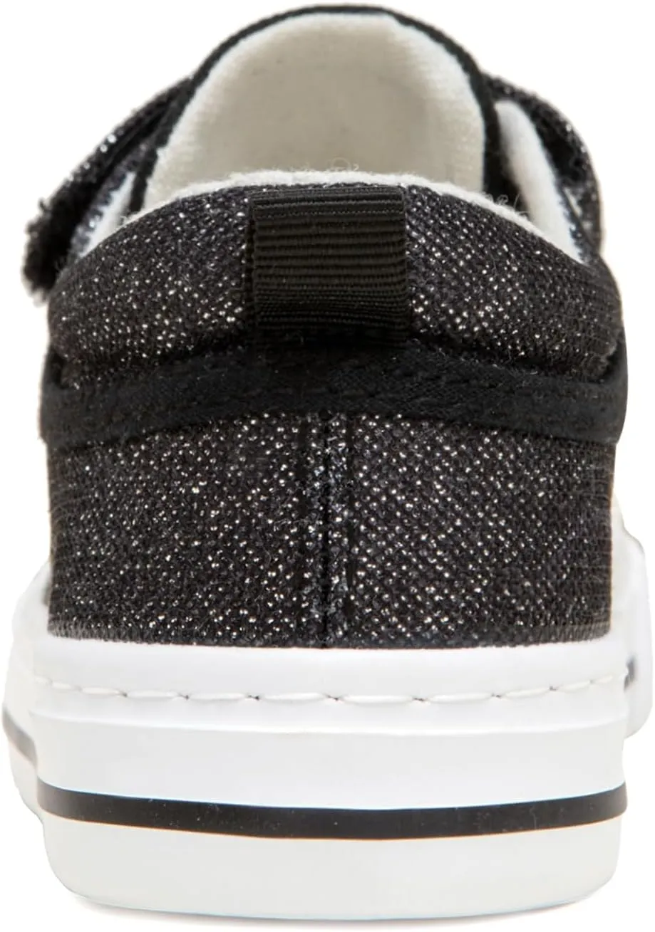 ToandonToddler Kids Sneakers Sparkle Fashion Glitter Sequins Canvas Shoes