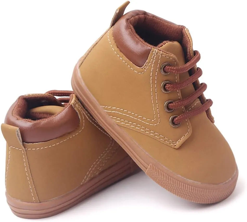 Toddler Baby Sneakers Rubber Sole Cartoon Shoes
