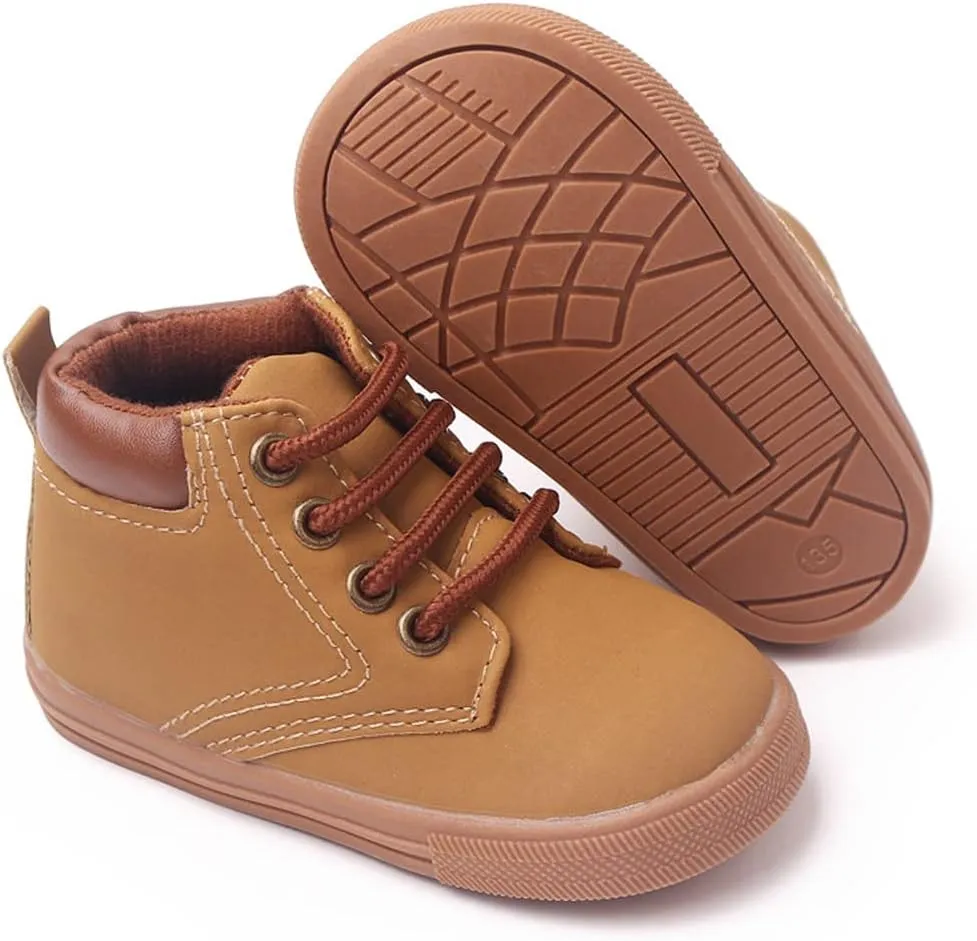 Toddler Baby Sneakers Rubber Sole Cartoon Shoes
