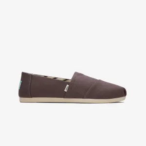 Toms | ALPARGATA RECYCLED COTTON CANVAS  { ASH GREY / BLUISH
