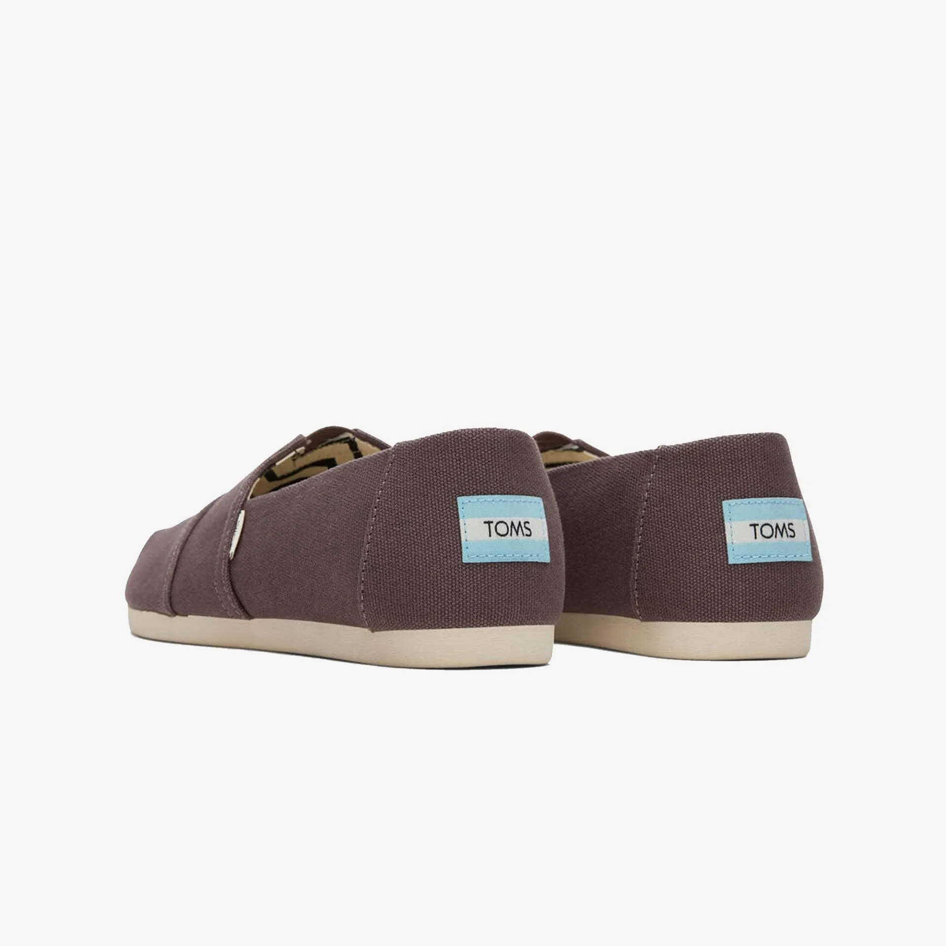 Toms | ALPARGATA RECYCLED COTTON CANVAS  { ASH GREY / BLUISH