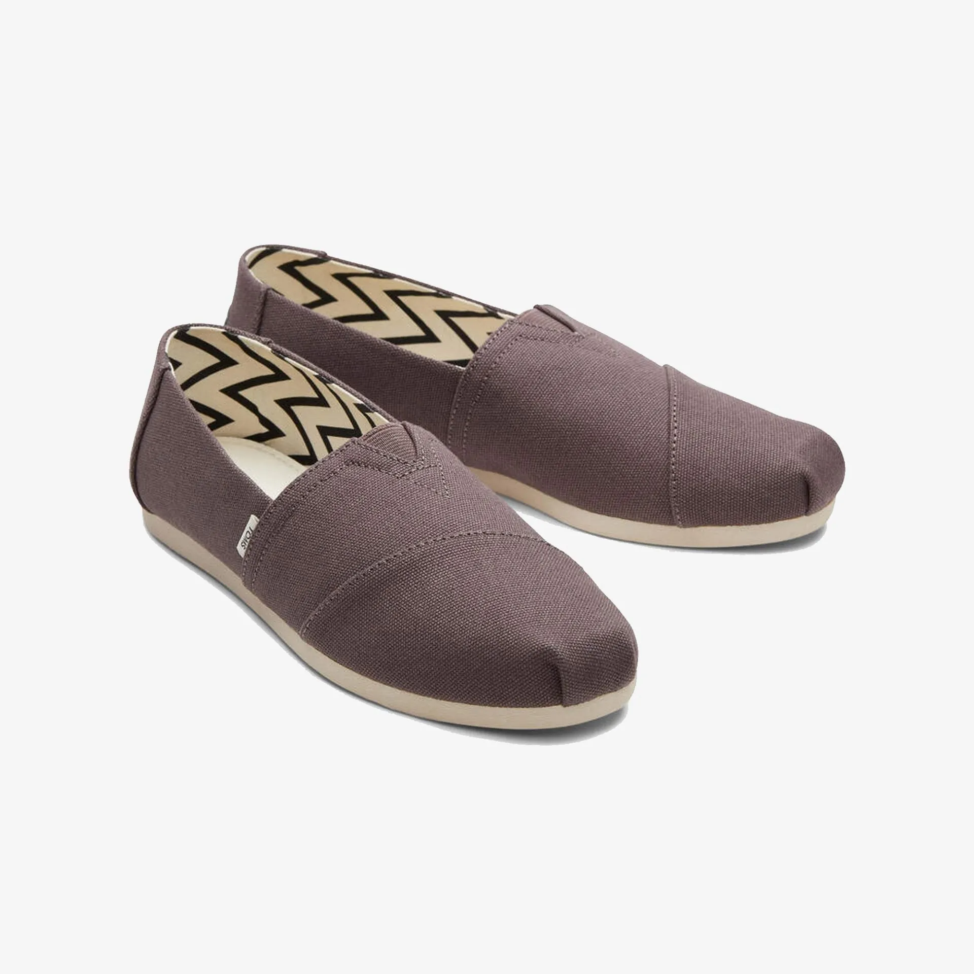 Toms | ALPARGATA RECYCLED COTTON CANVAS  { ASH GREY / BLUISH