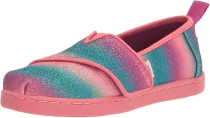 TOMS Kids Girls Alpargata Glitter Slip On Flats Casual - Multi