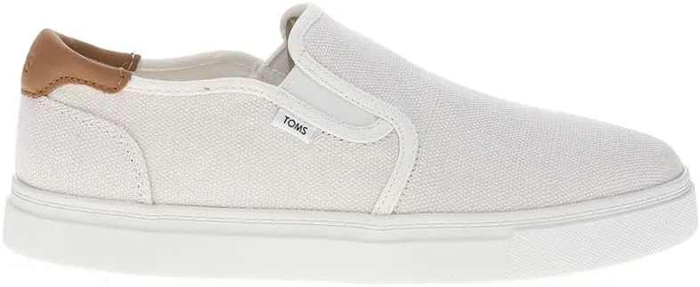 TOMS Mens Baja 2.0 Slip On Sneakers Shoes Casual - White