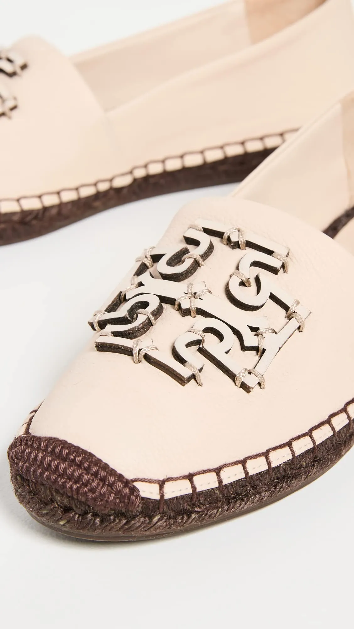 Tory Burch Women's INES Espadriles, New Cream, Off White, 7.5 Medium US