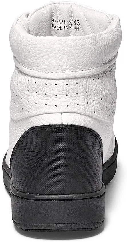 TRAVEL FOX Unisex Classic 900 Nappa Leather Round Toe Lace-Up High-Top Sneakers