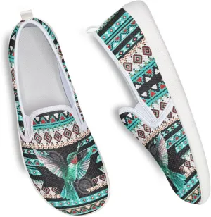 Trendy Womens Flats Shoes Ethnic Style Casual Shoes for Women Slip On Shoes