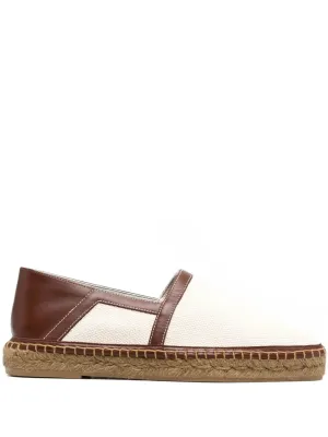 two-tone espadrilles raffia-sole Dual-purpose Reduced cost