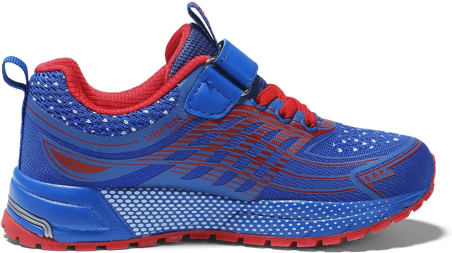 UBFEN Kids Sneakers Boys Girls Tennis Shoes for Running Athletic Walking Gym Sports Lightweight Breathable