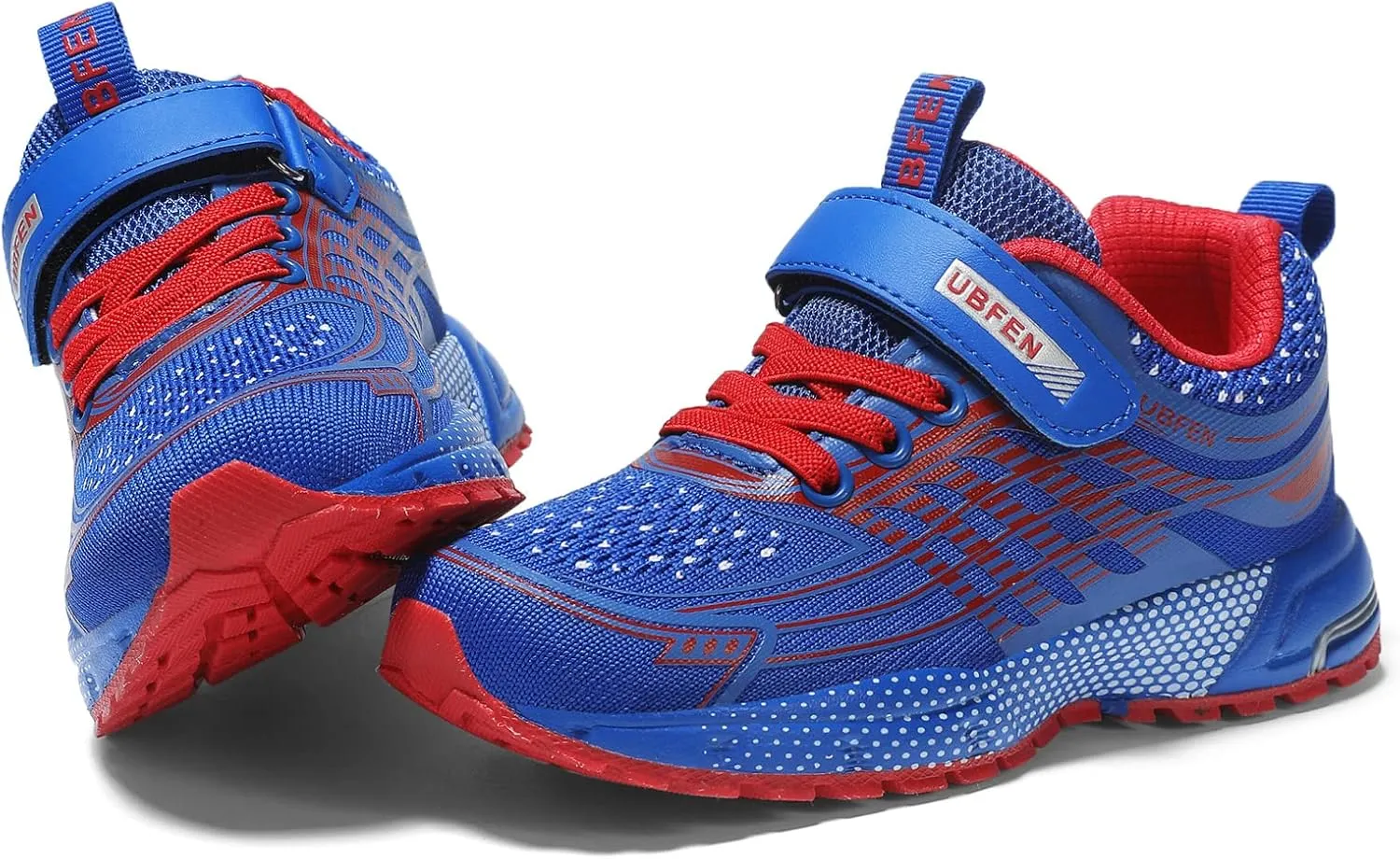 UBFEN Kids Sneakers Boys Girls Tennis Shoes for Running Athletic Walking Gym Sports Lightweight Breathable