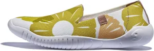 UIN Women's Art Painted Ballet Flats Slip On Pointed Toe Casual Lightweight Comfort Travel Walking Shoes Menorca Series