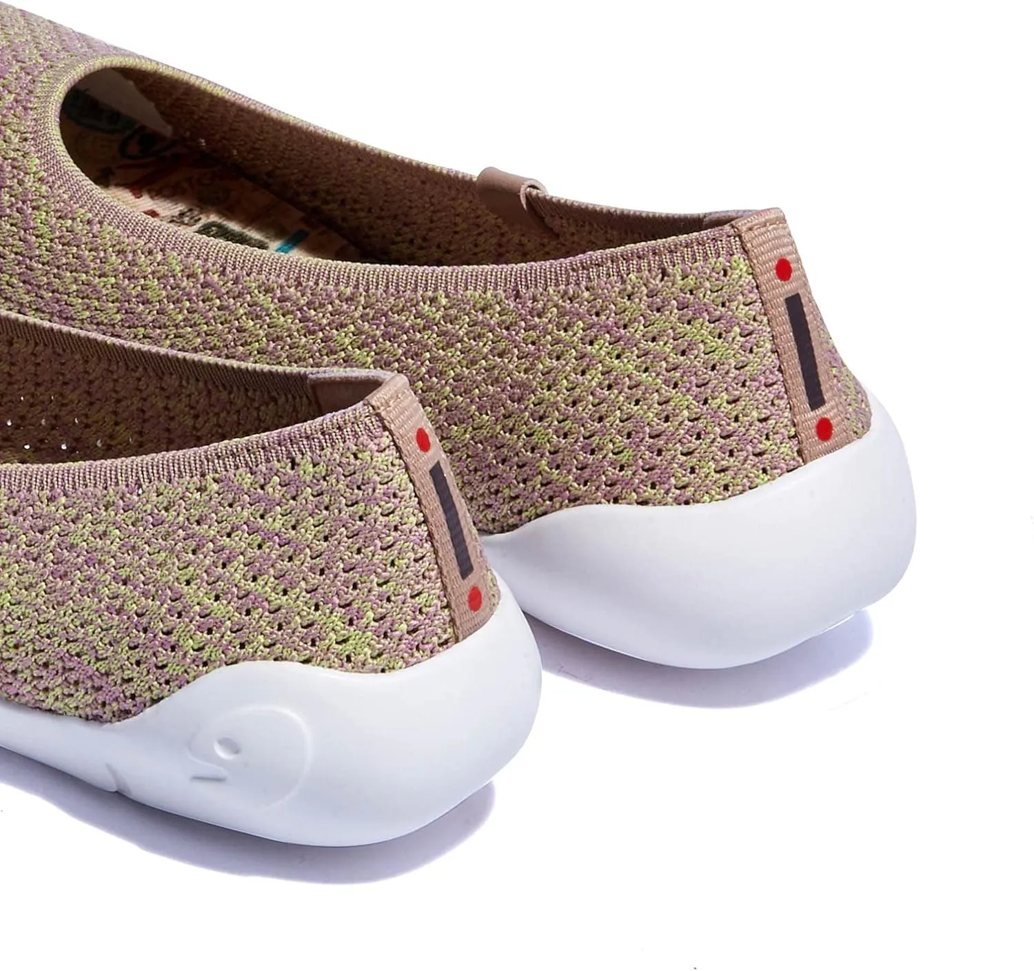 UIN Women's Art Painted Ballet Flats Slip On Pointed Toe Casual Lightweight Comfort Travel Walking Shoes Menorca Series