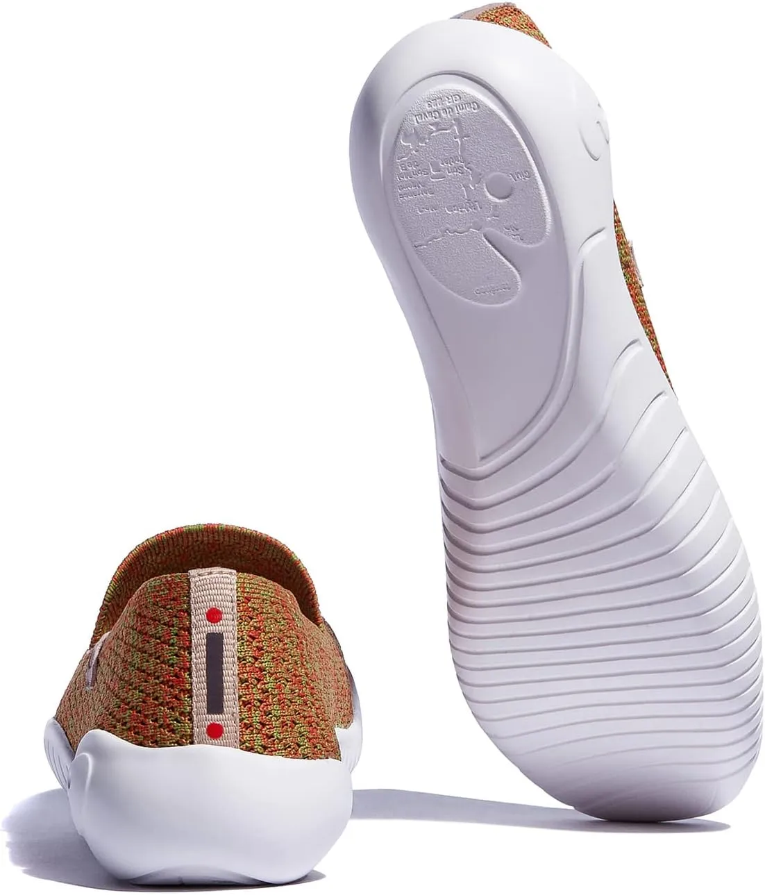 UIN Women's Art Painted Ballet Flats Slip On Pointed Toe Casual Lightweight Comfort Travel Walking Shoes Menorca Series