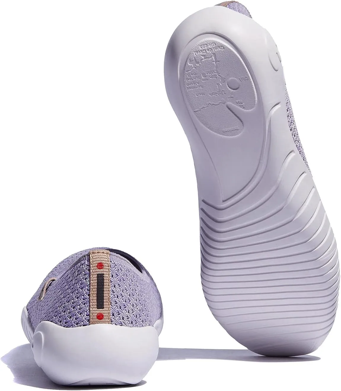UIN Women's Art Painted Ballet Flats Slip On Pointed Toe Casual Lightweight Comfort Travel Walking Shoes Menorca Series