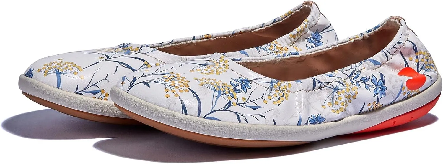 UIN Women's Ballet Flats Slip On Round Toe Casual WalkingComfortable Art Painted Travel Shoes Illites Ⅳ