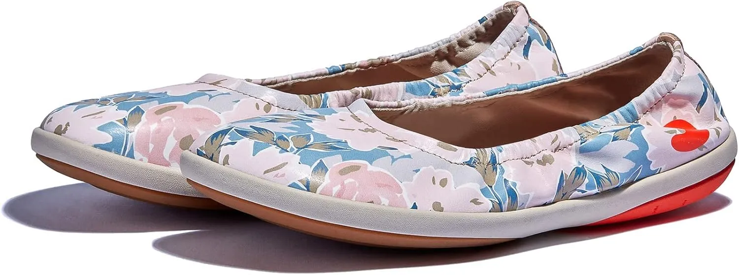 UIN Women's Ballet Flats Slip On Round Toe Casual WalkingComfortable Art Painted Travel Shoes Illites Ⅳ