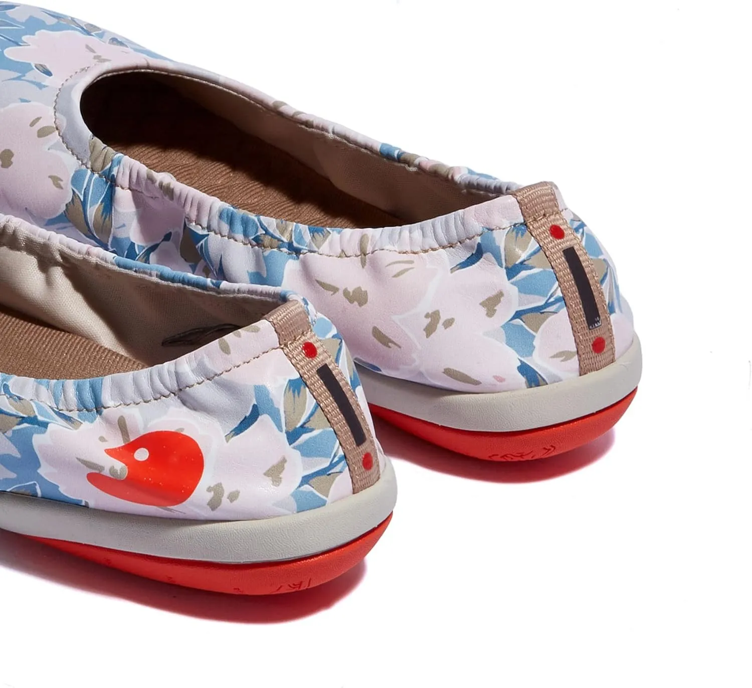 UIN Women's Ballet Flats Slip On Round Toe Casual WalkingComfortable Art Painted Travel Shoes Illites Ⅳ