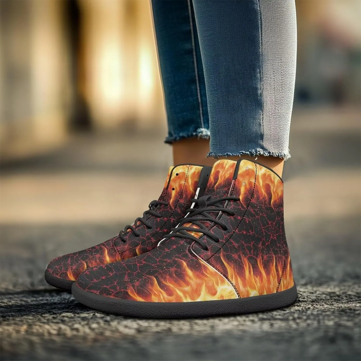 Unisex Adults High Top Barefoot Hiking Boots for Women Men