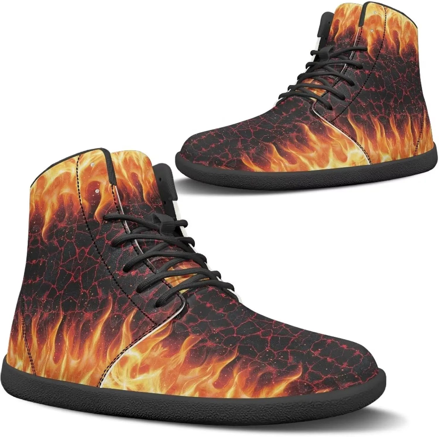 Unisex Adults High Top Barefoot Hiking Boots for Women Men