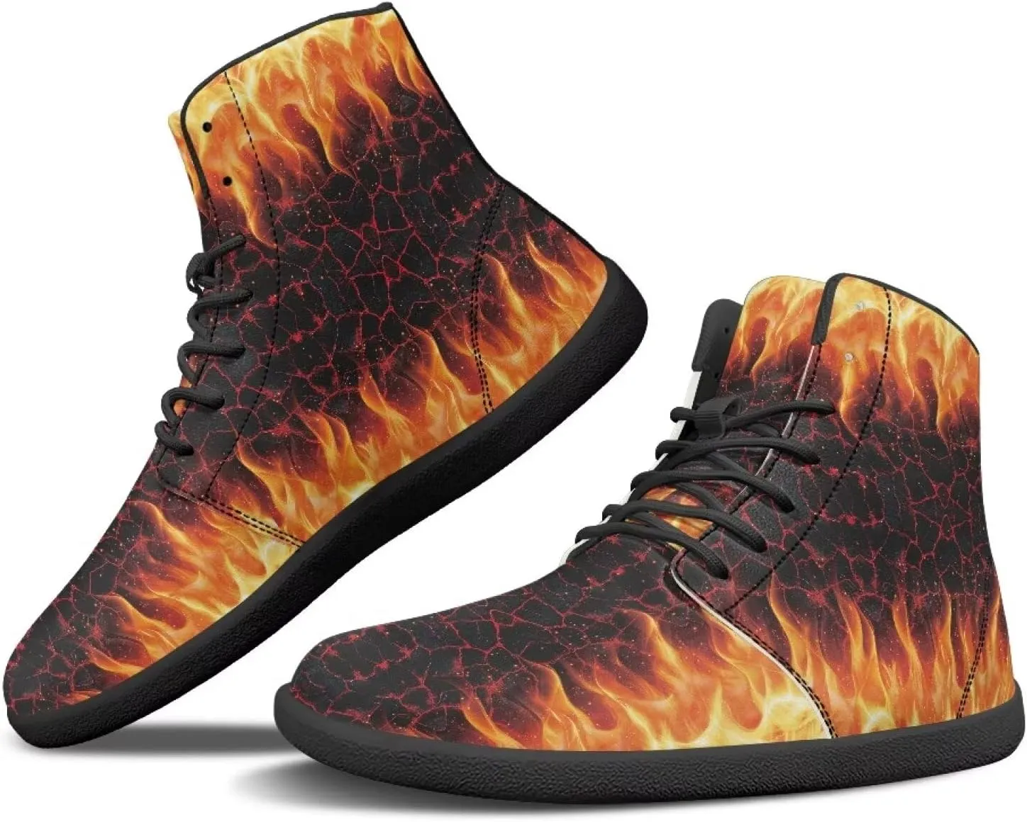 Unisex Adults High Top Barefoot Hiking Boots for Women Men