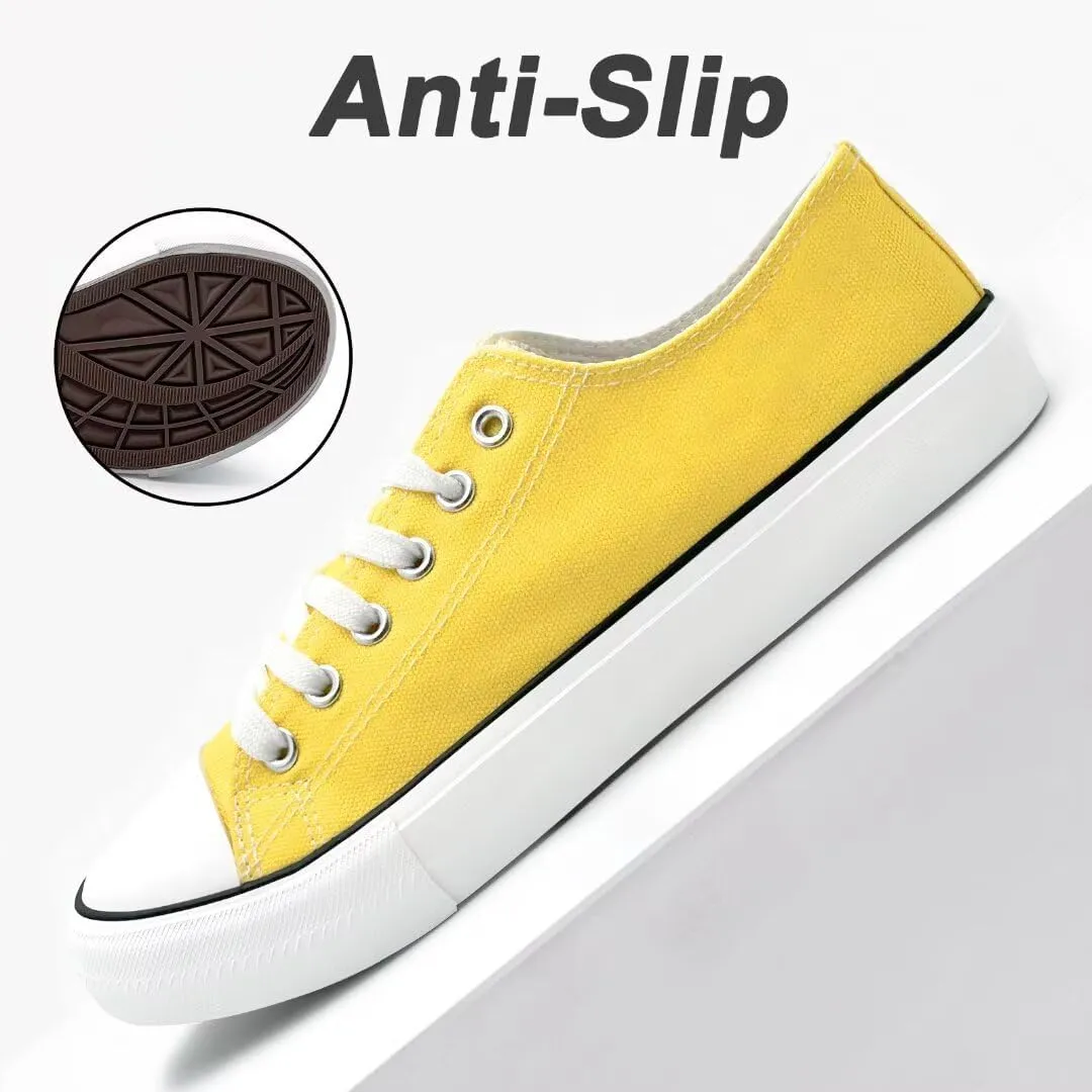 Unisex Low Top Lace Up Casual Canvas Shoes for Women and Men, Comfortable Lightweight Classic Fashion Sneakers Popular 2024, Zapatillas Casual De Lona De Moda para Hombre Y Mujer