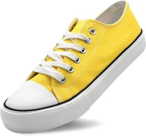 Unisex Low Top Lace Up Casual Canvas Shoes for Women and Men, Comfortable Lightweight Classic Fashion Sneakers Popular 2024, Zapatillas Casual De Lona De Moda para Hombre Y Mujer