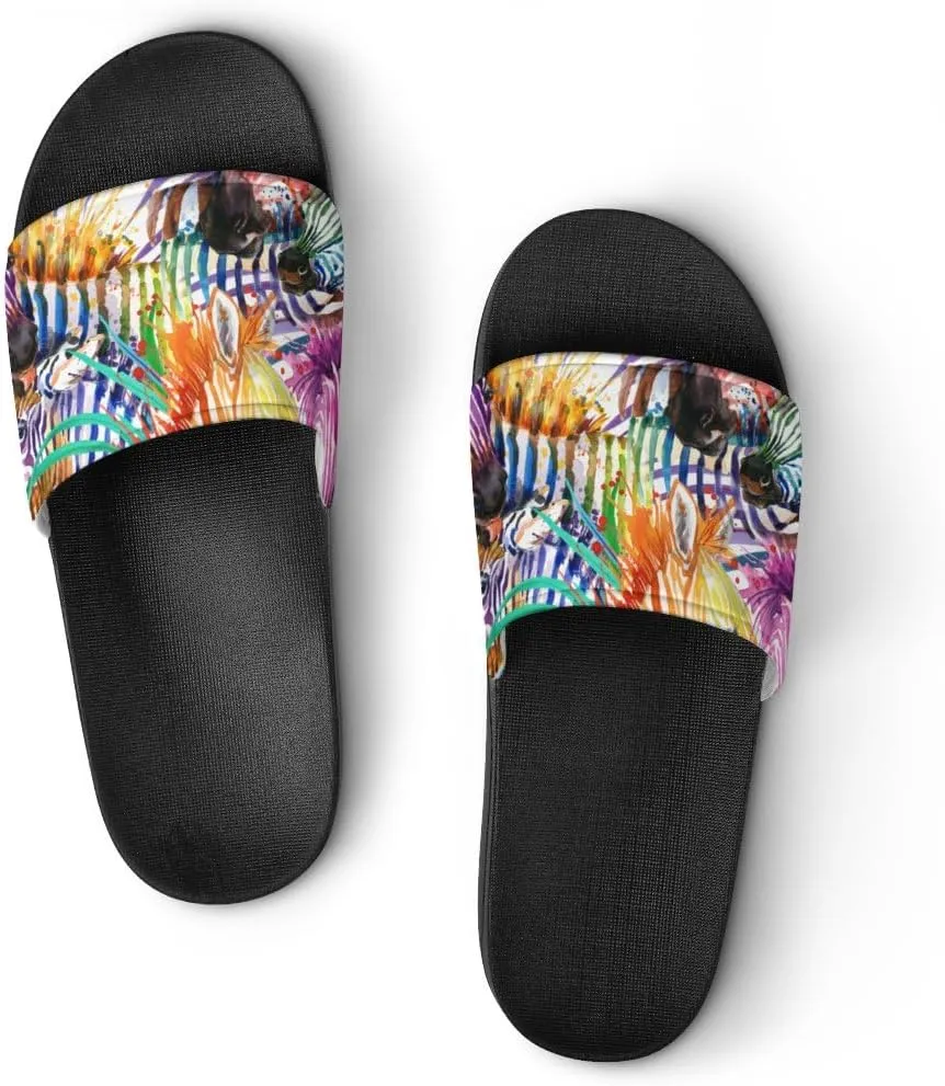 Unisex Slides for Women Men, Comfortable Slippers Slides, Non-slip Shower Shoes House Fashion Thick for Indoor & Outdoor（23061406）