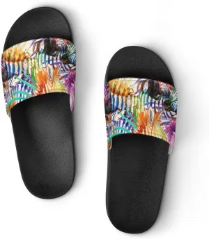Unisex Slides for Women Men, Comfortable Slippers Slides, Non-slip Shower Shoes House Fashion Thick for Indoor & Outdoor（23061406）