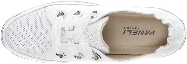 VANELi Womens Quoin Lace Up Sneakers Shoes Casual - White