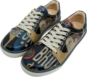 Vegan Leather Sneakers for Women - Handmade and Unique Design Fashion Sneakers for Women