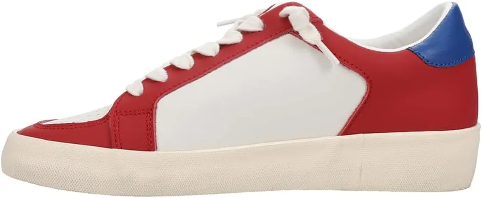 Vintage Havana Womens Reflex Metallic Slip On Sneakers Shoes Casual - Blue, Red