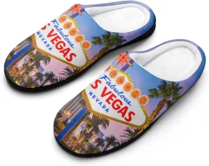 Vintage Sea And Nautical House Slippers for Women Soft Cotton Indoor Shoes Non Skid On Bedroom