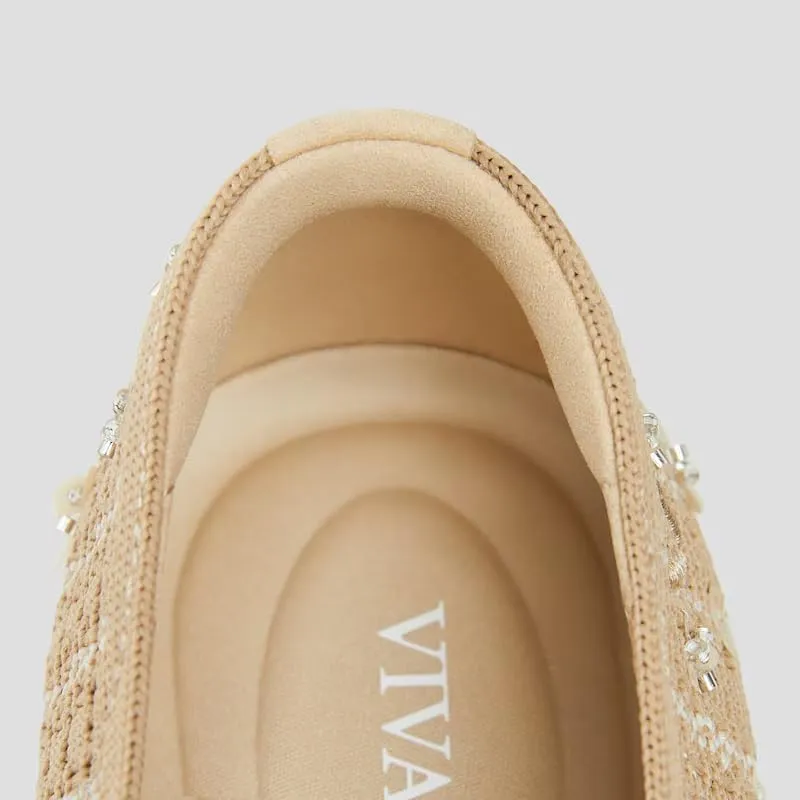 VIVAIA Margot 2.0 Women's Casual Flats Slip on Washable Ballet Flats Shoes Comfortable Square-Toe Style