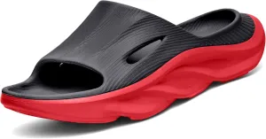 VIYEAR Womens Mens Recovery Slides with Comfortable Plantar Fasciitis Arch Support,Unisex Orthotic Walking Thick Cushion Sport Sandals Reduces Stress on Feet