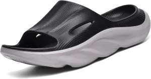 VIYEAR Womens Mens Recovery Slides with Comfortable Plantar Fasciitis Arch Support,Unisex Orthotic Walking Thick Cushion Sport Sandals Reduces Stress on Feet