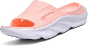 VIYEAR Womens Mens Recovery Slides with Comfortable Plantar Fasciitis Arch Support,Unisex Orthotic Walking Thick Cushion Sport Sandals Reduces Stress on Feet