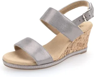 VJH confort Women's Wedge Sandals Buckle Straps Cork Platform Comfort Slingback Dress Open Toe Sandals