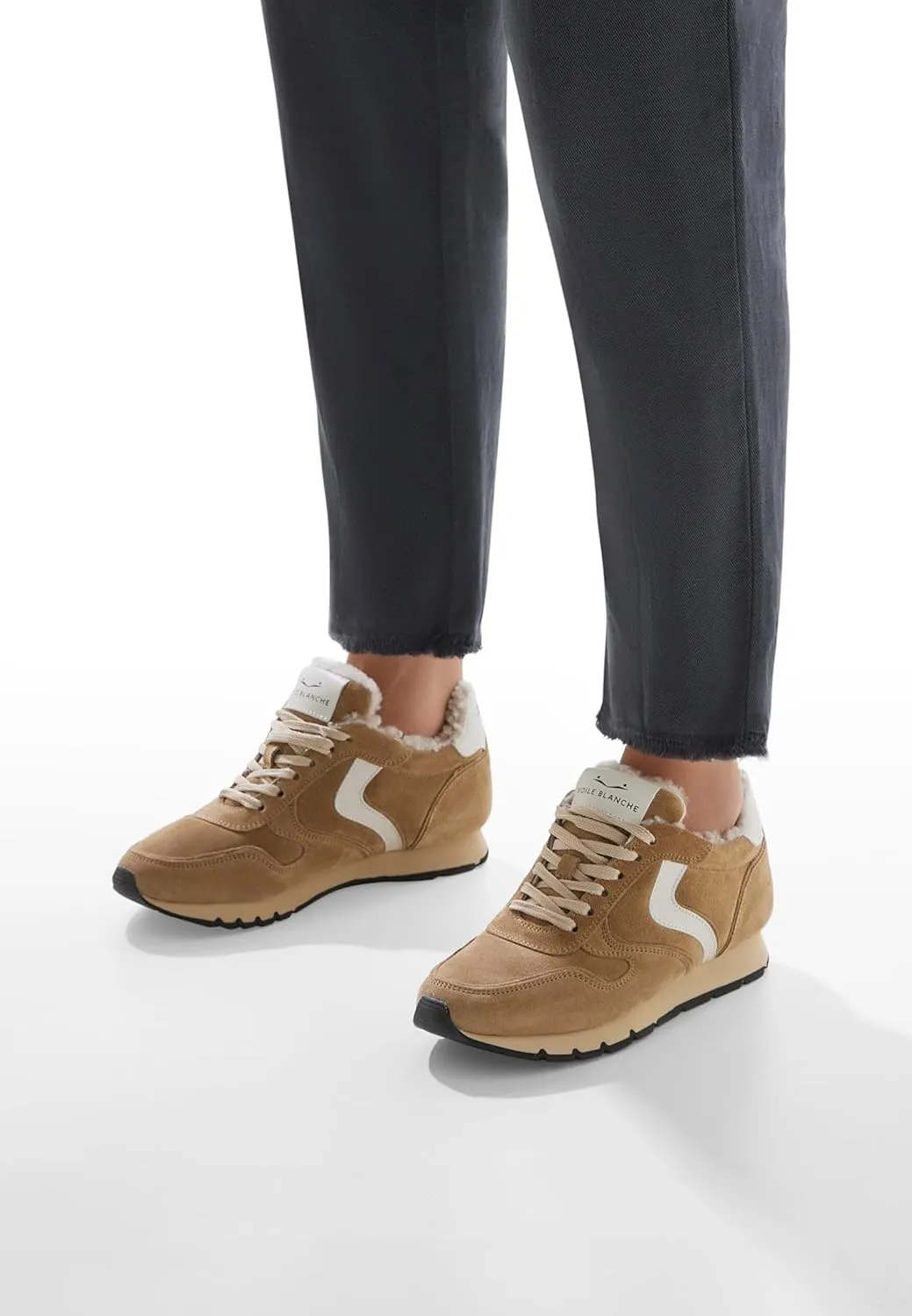 VOILE BLANCHE Women's Julia Shearling Trainers